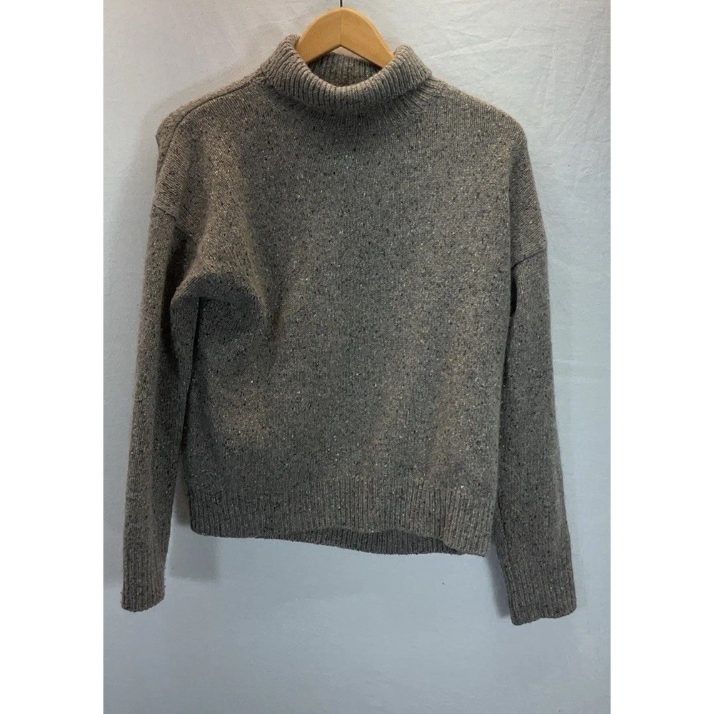 Vince Turtleneck Pull Over Sweater Gray S&P Luxury 100% Cashmere Women's XS
